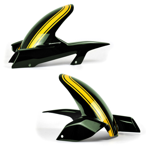 Pyramid Plastics Pyramid hugger | candy green/metallic yellow | kawasaki z 900 rs 2024>current